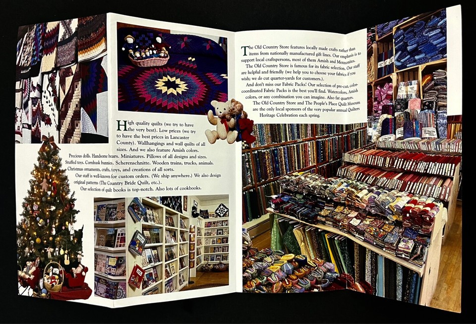 1990s Lancaster County Village Old Country Store PA Vintage Travel