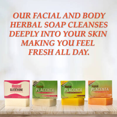 magical glutathione whitening soap philippines 4 BARS OF MAGICAL PLACENTA ORANGE, ORGANIC SOAP MADE FROM COCONUT OIL