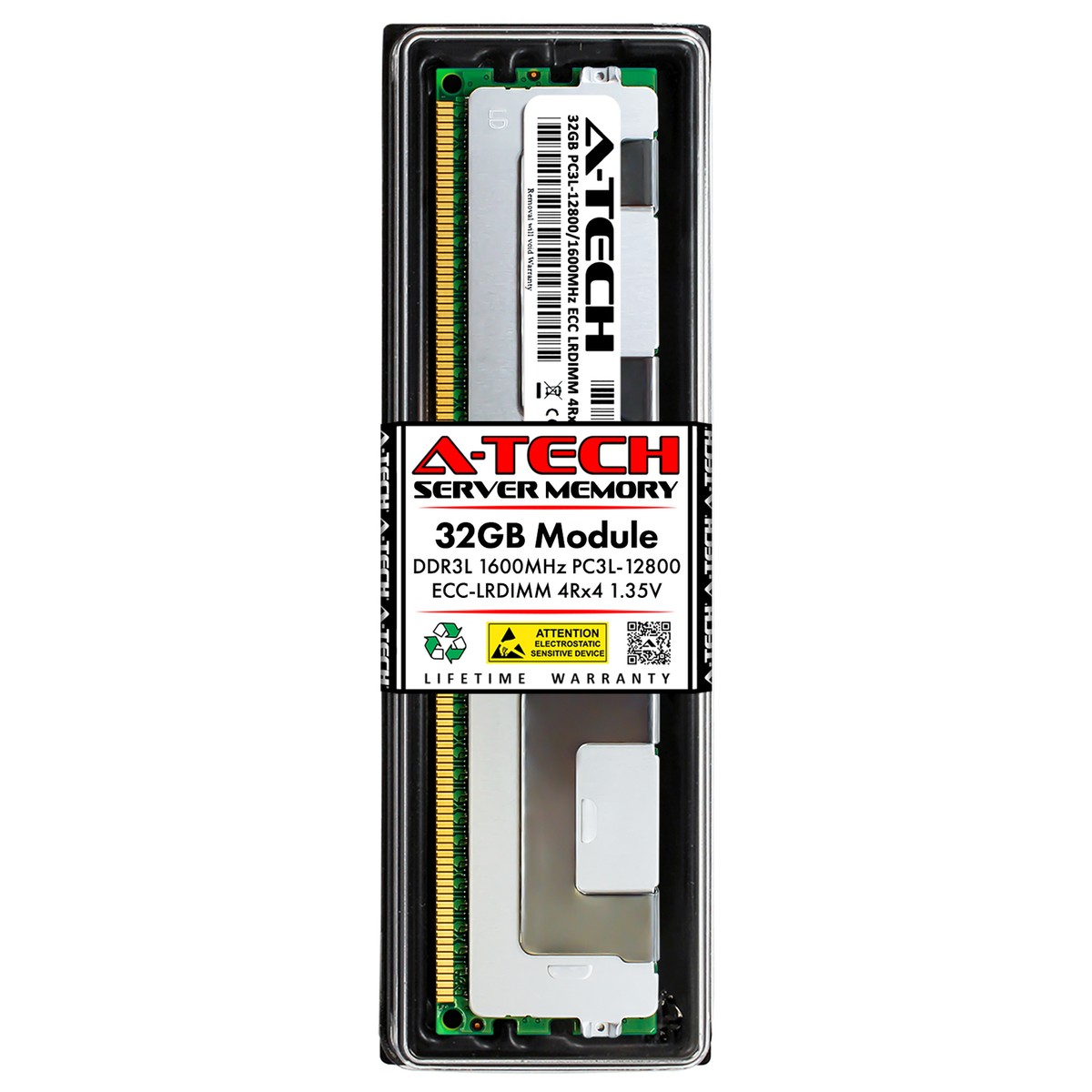 32GB DDR3 PC3-12800 LRDIMM (Hynix HMT84GL7AMR4A-PB Equivalent 