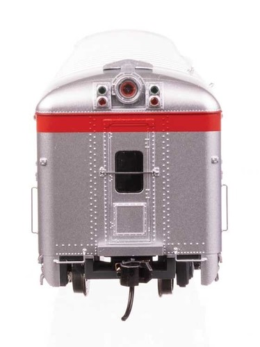 Walthers 18930 85' PS Blunt End 10-6 Sleeper SP #9054 Stainless w/Red Str Unlit - Picture 3 of 8
