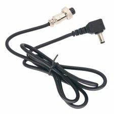DC Power Charge Supply lights cable Aviation Plug GX12 2pin to 5.5x2.1mm barrel