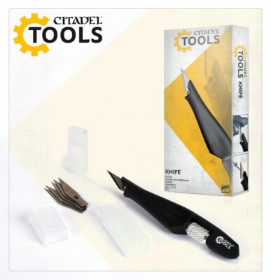 GW Citadel Tools: Messer, Warhammer Werkzeug Games Workshop Knife Cutter