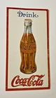 Drink Coca Cola Bottle Metal Tin Vintage Sign 16x8.5 Rectangle Advertising