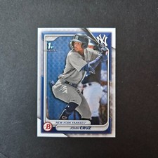 2024 Bowman - Prospects #BP-77 John Cruz (RC) Yankees 