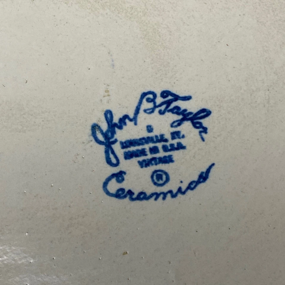 Plato para servir uvas ovalado vintage de cerámica John B Taylor | 15,5" | Louisville Foto 3 de 4