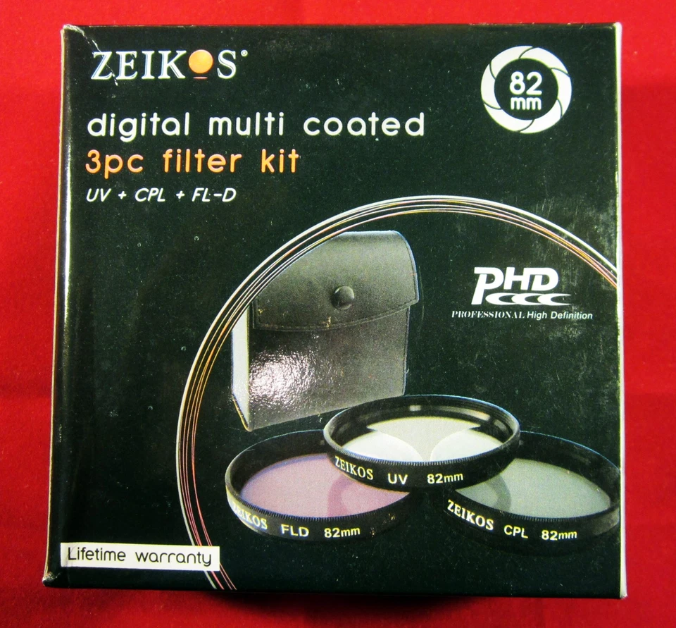 Zeikos ZE-FLK82 82mm Multi-Coated 3 Piece Filter Kit - Image 4 of 4