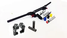 Fasst Flex 14 Quad Low Handlebars White Rox 2" Riser Grip Suzuki LTZ 250 LTZ 400