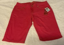 Authentic Coogi Australia Woman  s Jean Shorts Pink Size 5/6.. New with Tags