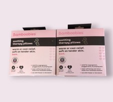 Bamboobies Soothing Nursing Pillows Flaxseed Heating Pad or Cold Compress x 2