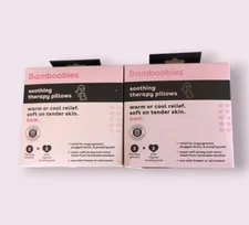 Bamboobies Soothing Nursing Pillows Flaxseed Heating Pad or Cold Compress x 2