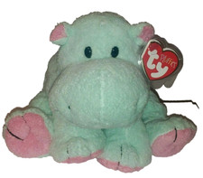 Ty Pluffies TUBBY the Hippo Hippopotamus (9 Inch) MWMTs Plush Stuffed Animal Toy