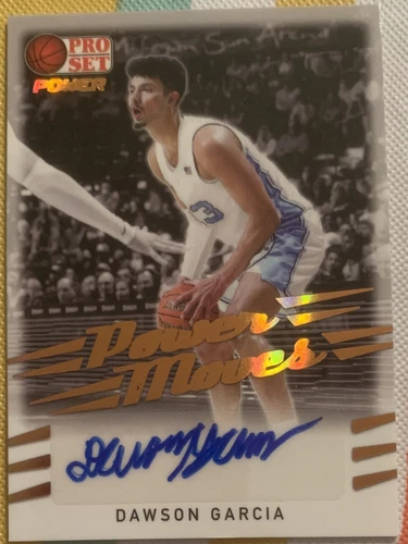 Dawson Garcia UNC North Carolina Basketball Leaf Autograph Rookie Card Minnesota