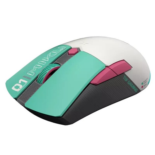 ASUS TX Gaming Mini Wireless/ Bluetooth/2.4GHZ Mouse Hatsune Miku 12000 DPI 65g - Picture 10 of 11