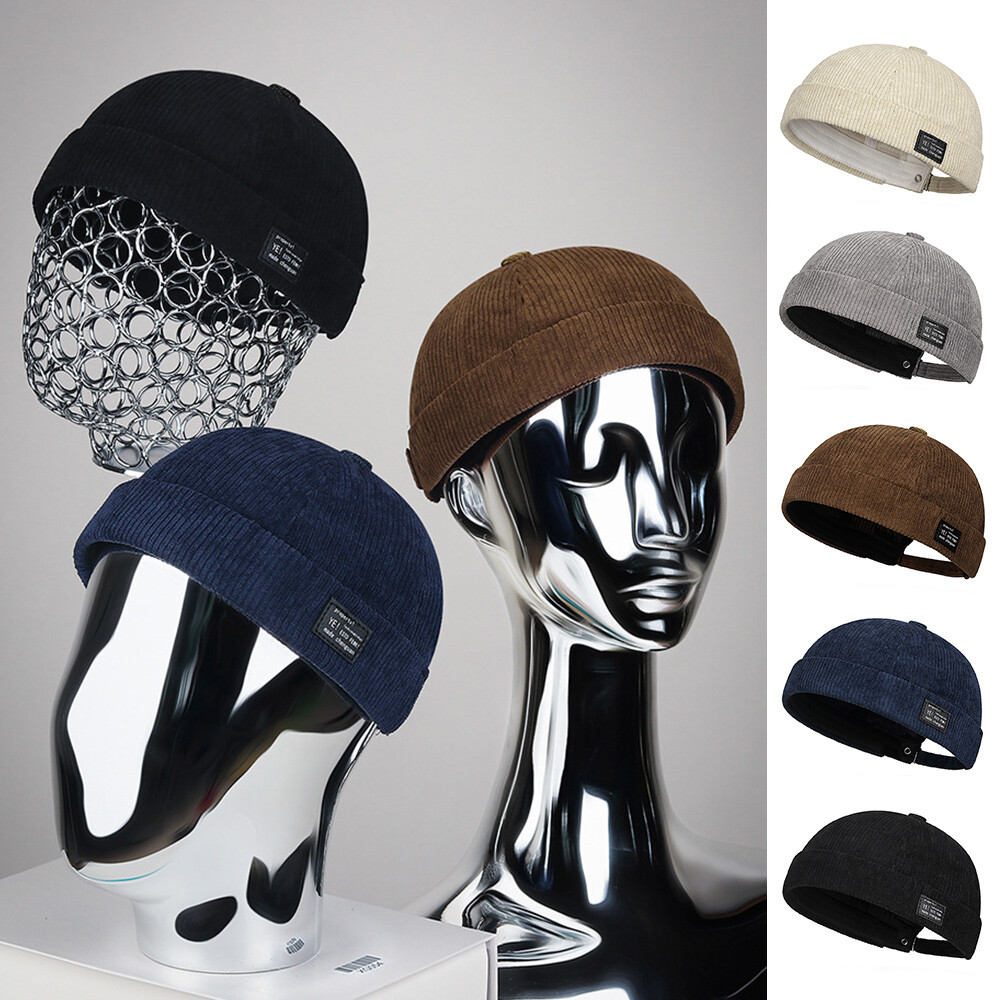 APL Cappelli Estivi Uomo Senza Bordi Beanie Hip Hop Skullies Street Cappellino Portatile