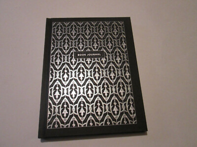 Blank Book Journal Black with Silver Embossed Design Barnes & Noble NEW UNUSED