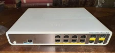 CISCO Catalyst 3560-C Series WS-C3560C-8PC-S 8 Ports POE Network Switch, WORKING