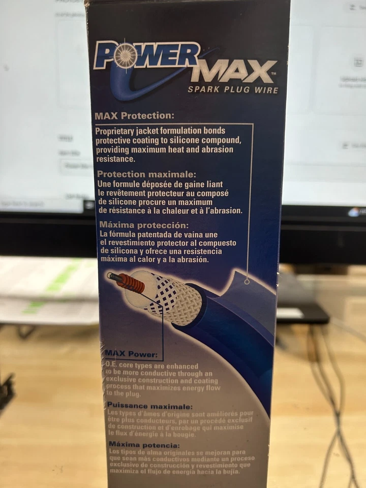 Power Max Spark Plug Wire set 700164 7mm - 6 Cyl - Image 3 of 4