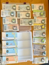 13 Cricut Cartridges w/Bks & Overlays,3 w/ No Bks,4 Addtional Bk+Art Bin Storage