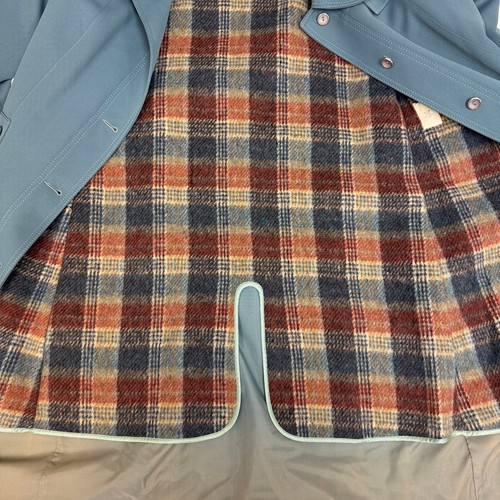 Vintage Forecaster of Boston Women's Blue Zip Out Liner Trench Coat, Size 9/10 - Picture 17 of 20
