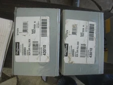 2 x  Hoffman ASE6x6x4 SCR CVR Pull Box J-Box N1 43010 New Junction Box 6x6x4