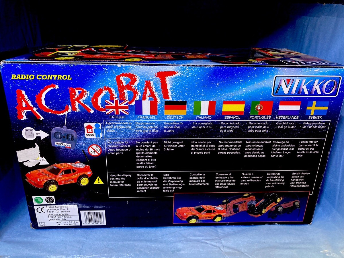Nikko ACROBAT 14950/2 In Box Vintage 9.6 V 1:14 Scale Rare Saudia