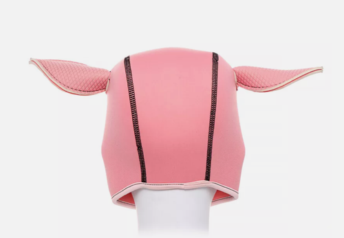 Neoprene PINK Pig Mask Hood Bondage Fetish Pet Play Piglet Piggy Soft Foam - Picture 2 of 9