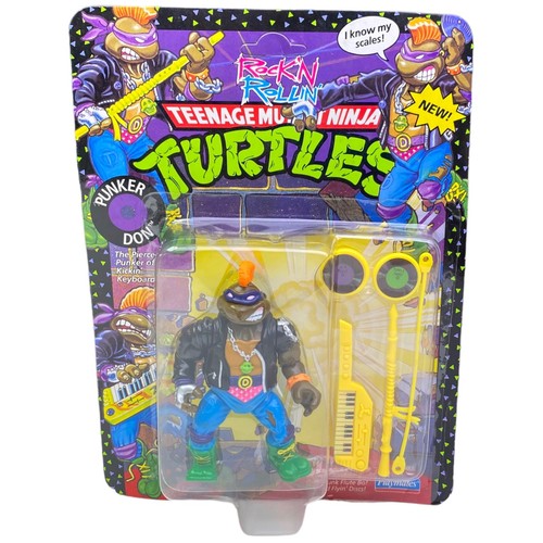 Vintage Teenage Mutant Ninja Turtles Punker Don Ac...