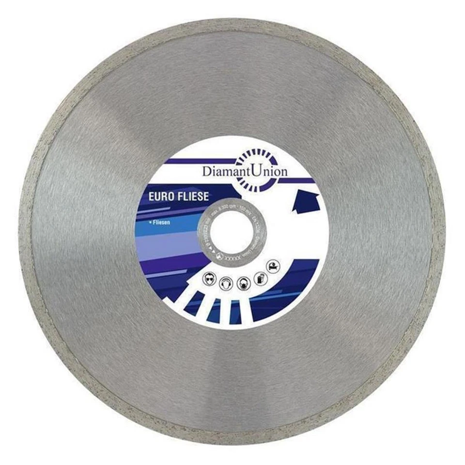 DIAMANT UNION Diamanttrennscheibe Fliesen Feinsteinzeug Glas 300 mm Euro-Fliese Trennscheibe
