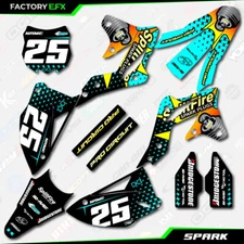 Cyan Spark Racing Graphic Kit fits 13-16 Kawasaki Kxf250 KX250f kxf 250 Decal