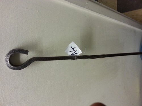 NUOVO 660mm forgiato a mano FIRE POKER CARBONE LEGNA INCENDI HEAVY DUTY COMPANION SET - Foto 4 di 4