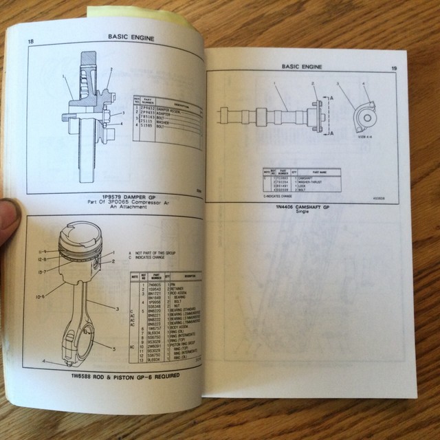 CAT Caterpillar 140g Parts Manual Book Catalog List Motor Grader SN