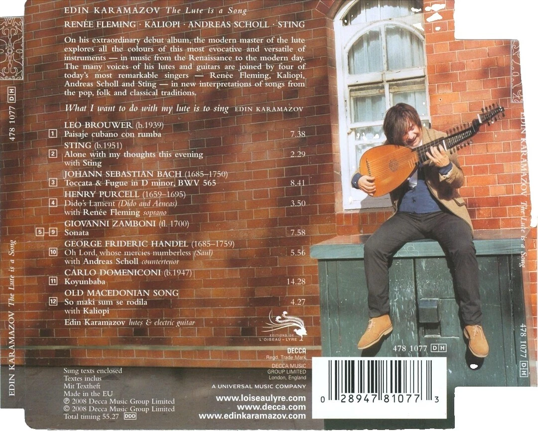 Sting Aria Classical Music CDs