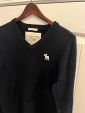 men's Abercrombie  Fitch - sweater - Muscle - US S - dark blue