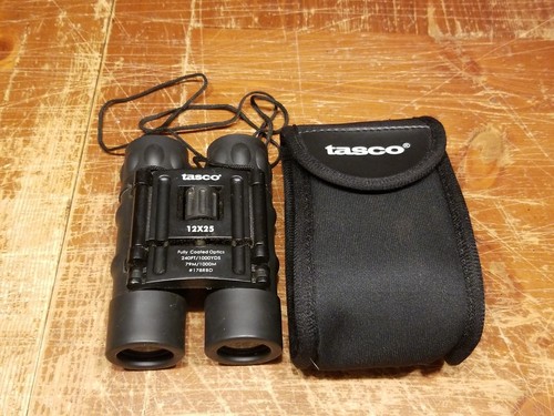 TASCO Binoculars (178RBD) 12x25 Fully Coated Optics 240 feet (1000 yards) HS - Picture 2 of 22