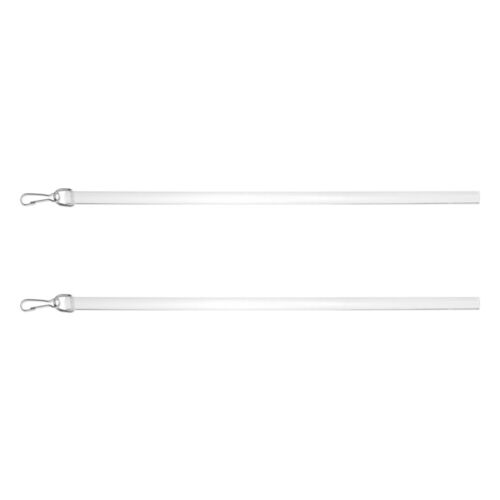2Pcs Versatile Acrylic Curtain Pull Rods Transparent for Blinds