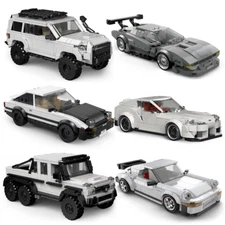 City Technical Speed Champions Car Building Blocks Convertible Vehicle Bricks