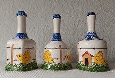 Tisckglocken, Keramikglocken, Tischschmuck, D...
