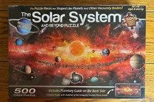 The Solar System And Beyond Puzzle 500 Piece Uniquely Shaped 36"x18"