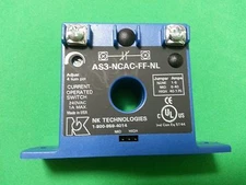 NK TECHNOLOGIES AS3-NCAC-FF-NL CURRENT OPERATED SWITCH 240VAC 1A, USED
