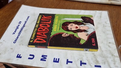 DIABOLIK 1ST FIRST SERIES NO. 4 DIFFUSION SODIP MATTE COVER 1/9/1964 PM