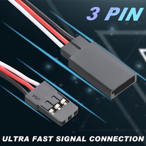 9 Stück Y Stecker 3 Pin Stecker Splitter Servo Verlängerung Stecker auf Buchse RC - Bild 3 von 6