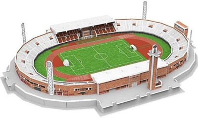 Puzzle 3D Stadio Olimpico Di Amsterdam 78 Pezzi - Divertimento Architettura Per Tutti!