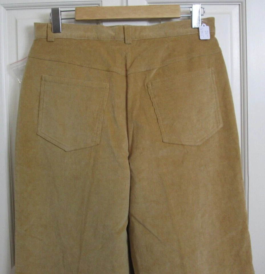 Pantalones de pana marrón Relativity para mujer talla 12 31x30 elásticos 20-31335 nuevos sin etiquetas Foto 3 de 4