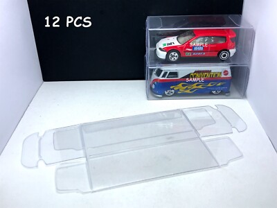PVC-Boxen Für Matchbox/Hotwheels – 20 Stück, Transparent, 41x43x82 Mm