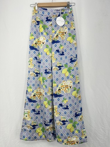 Pantalon Large Cropped Bleu SUNO, Taille 6, Neuf Avec étiquettes (prix D’origine 325$)