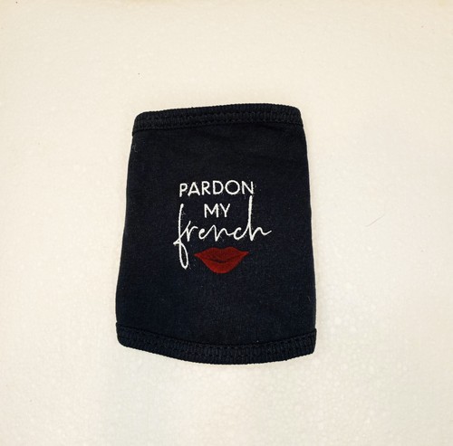 Pardon My French Adult Face Mask - Picture 2 of 4