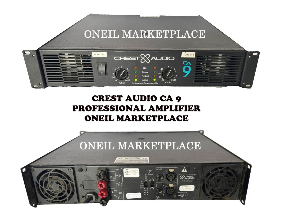 CREST AUDIO クレストオーディオ パワーアンプ CA9 動作良好 【公式通販】