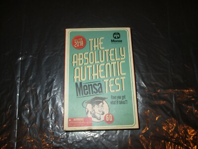 THE ABSOLUTE AUTHENTIC MENSA TEST 2018 PUZZLE GAME