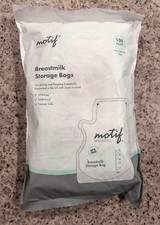 Motif Medical Breast Milk Storage Bags 8oz Single Use Bags 100 count BPA-Free