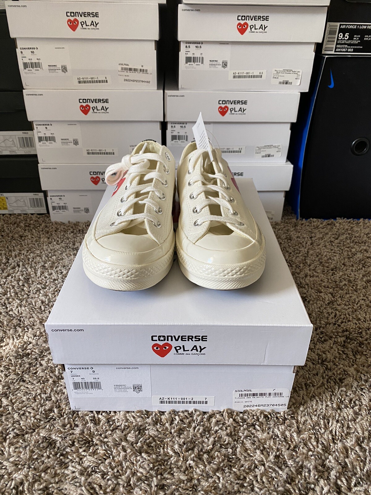 white converse mens size 7